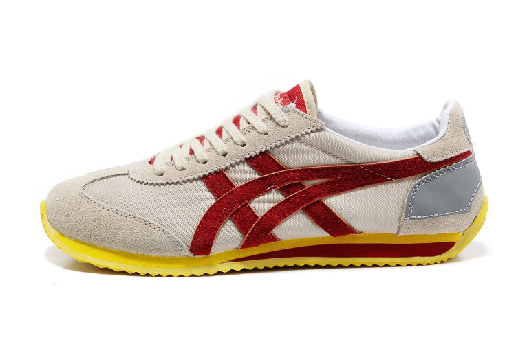 Chaussure Asics Onitsuka Tiger Beige Homme Pas Cher